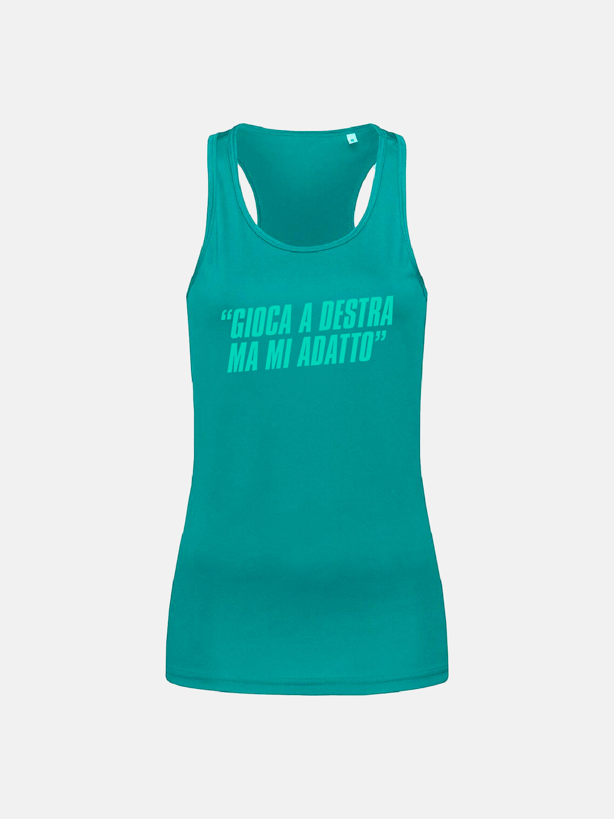 Tank top - “I play on the right but I adapt"