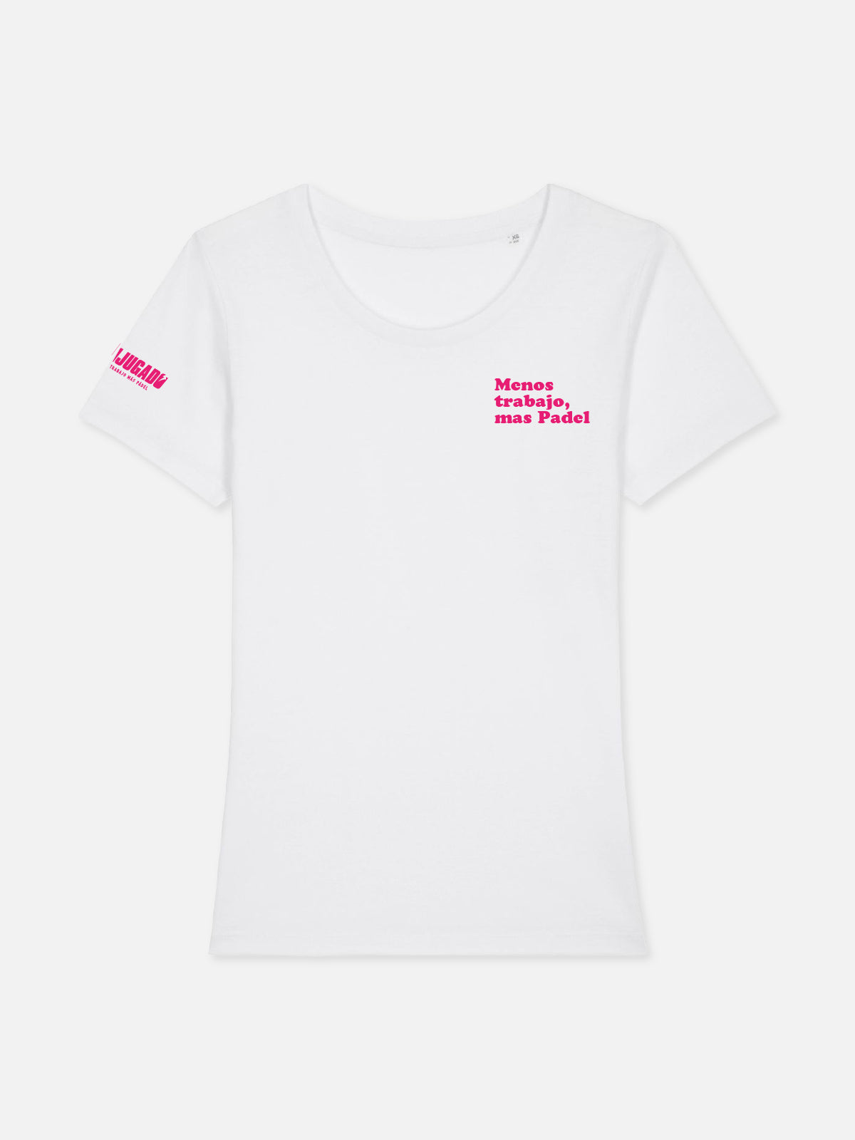 T-Shirt Fun Donna - Menos Trabajo, Mas Padel