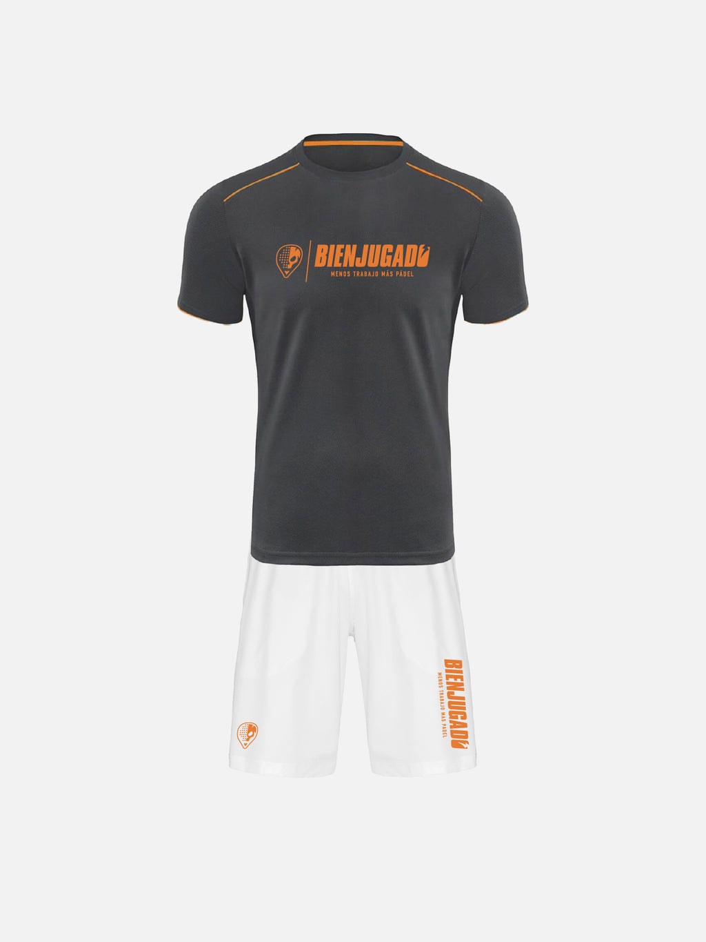 Completo Bicolor Paquito Anthracite/Orange/White