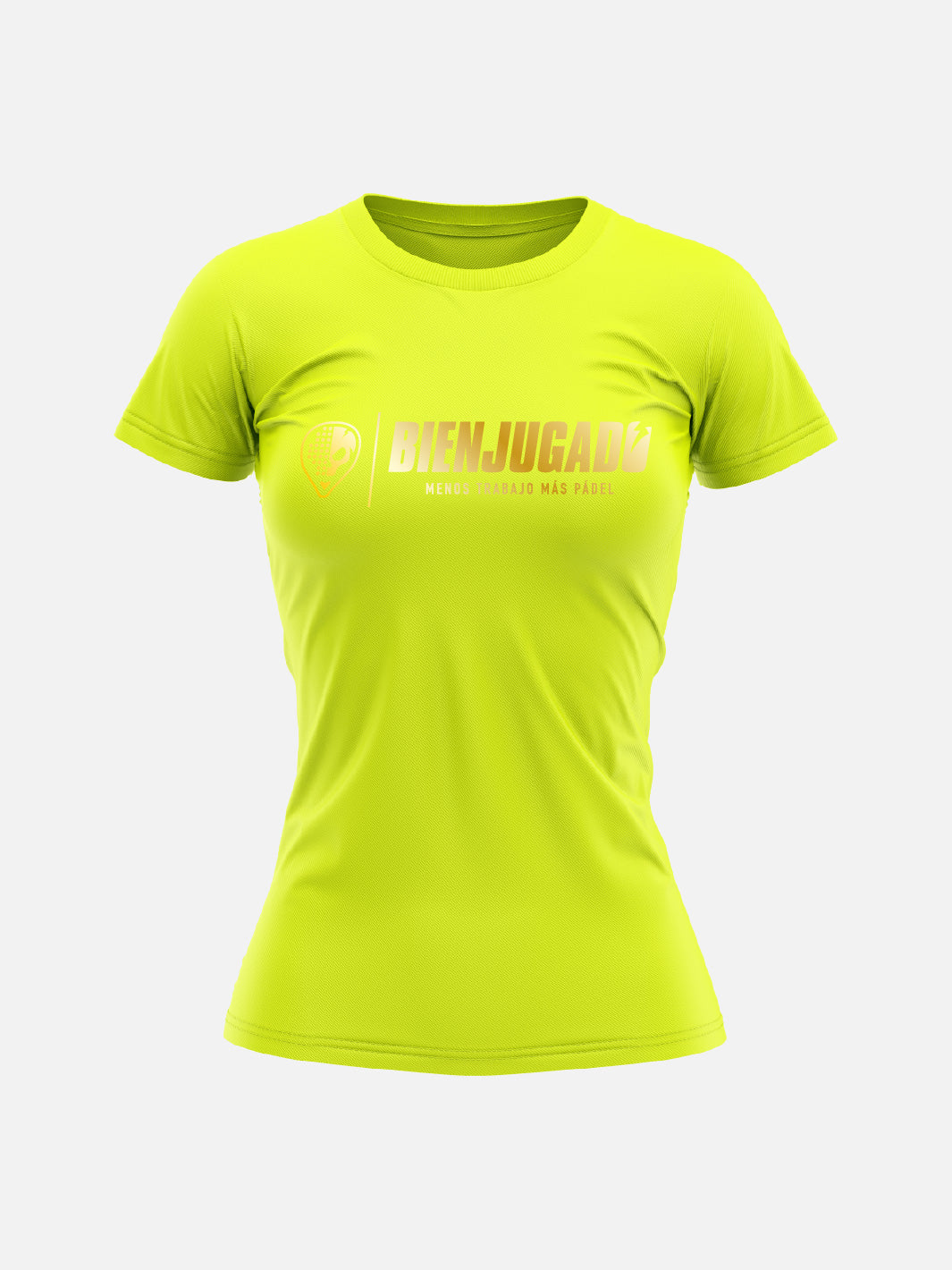 Quick Dry Woman T-Shirt - Yellow Fluo