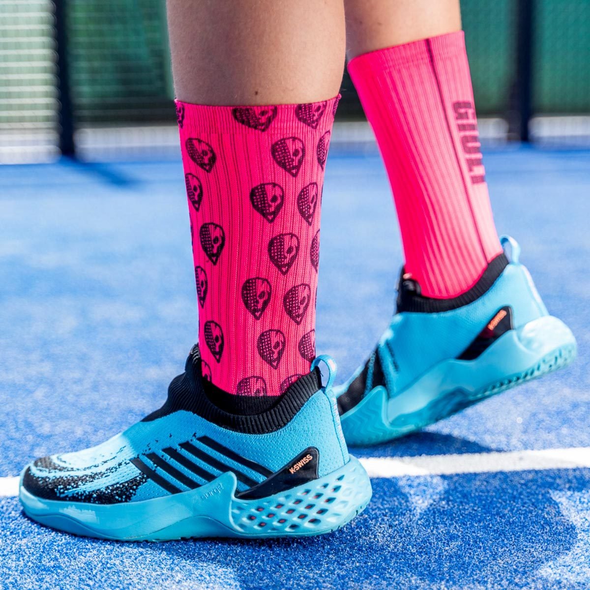 CALZINI PADEL COLOR - FUCSIA - Bien Jugado