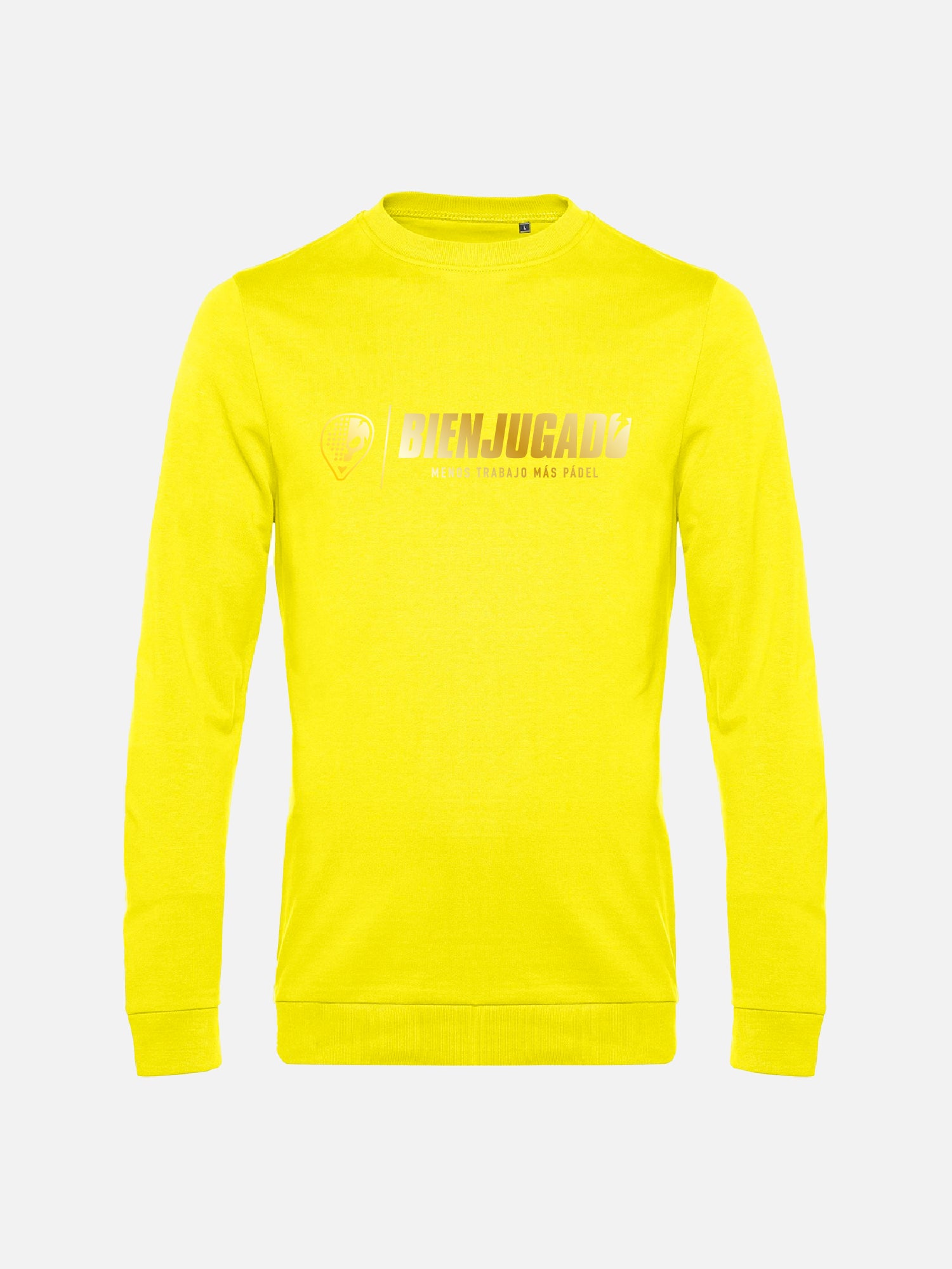 Men's Mid Season Round Neck Sweatshirt - Yellow