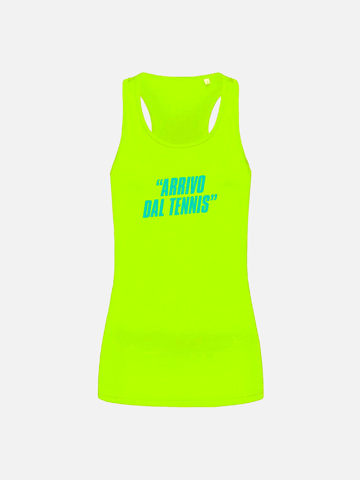 Personalized Tank Top -"Arrival From Tennis"