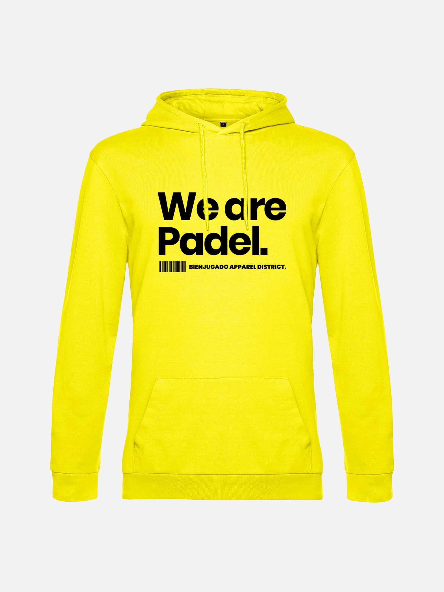 Felpa Mid Season Cappuccio Uomo - Yellow "We are Padel"
