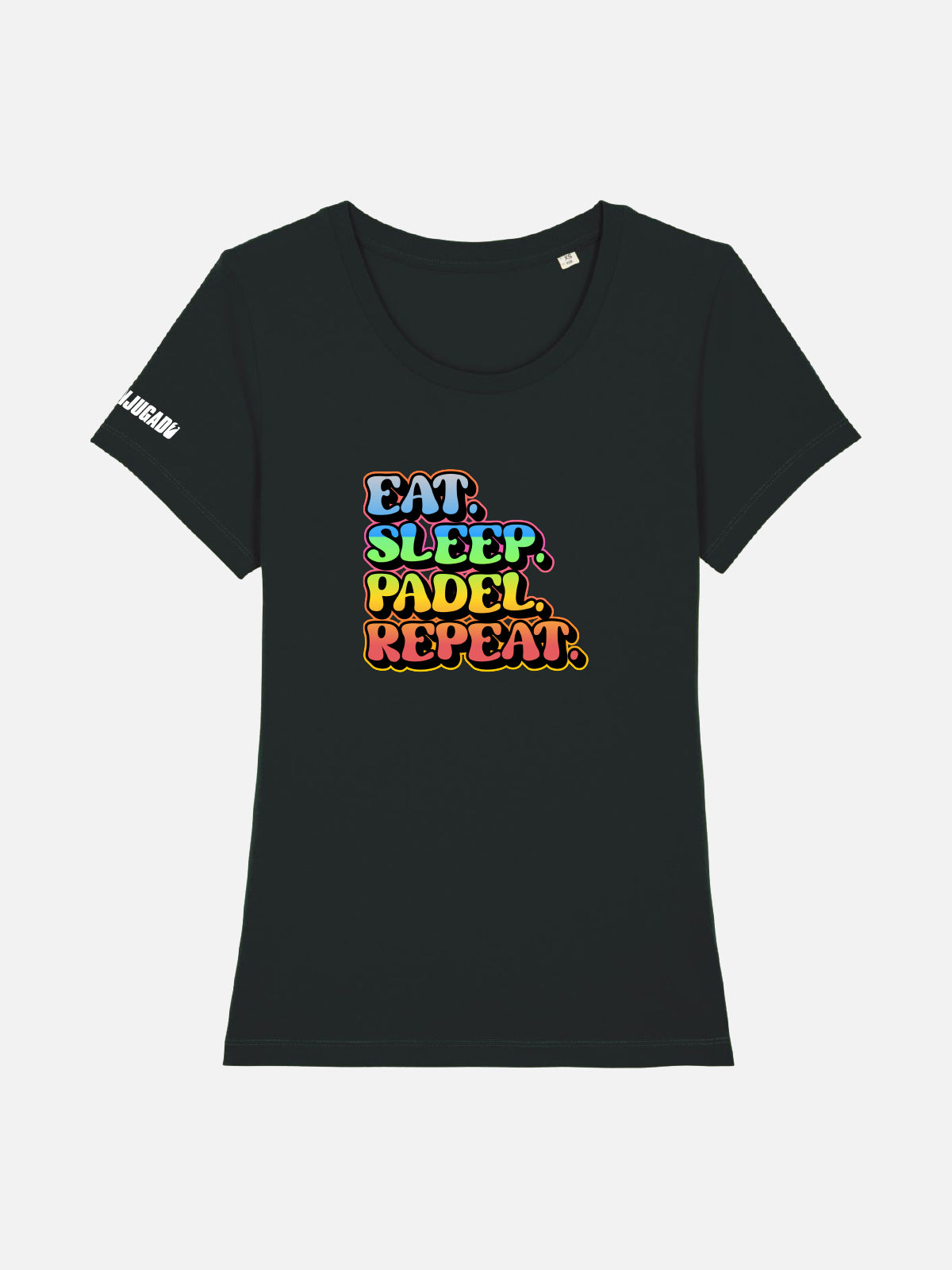 T-Shirt Fun Donna - Eat Sleep Padel Repeat