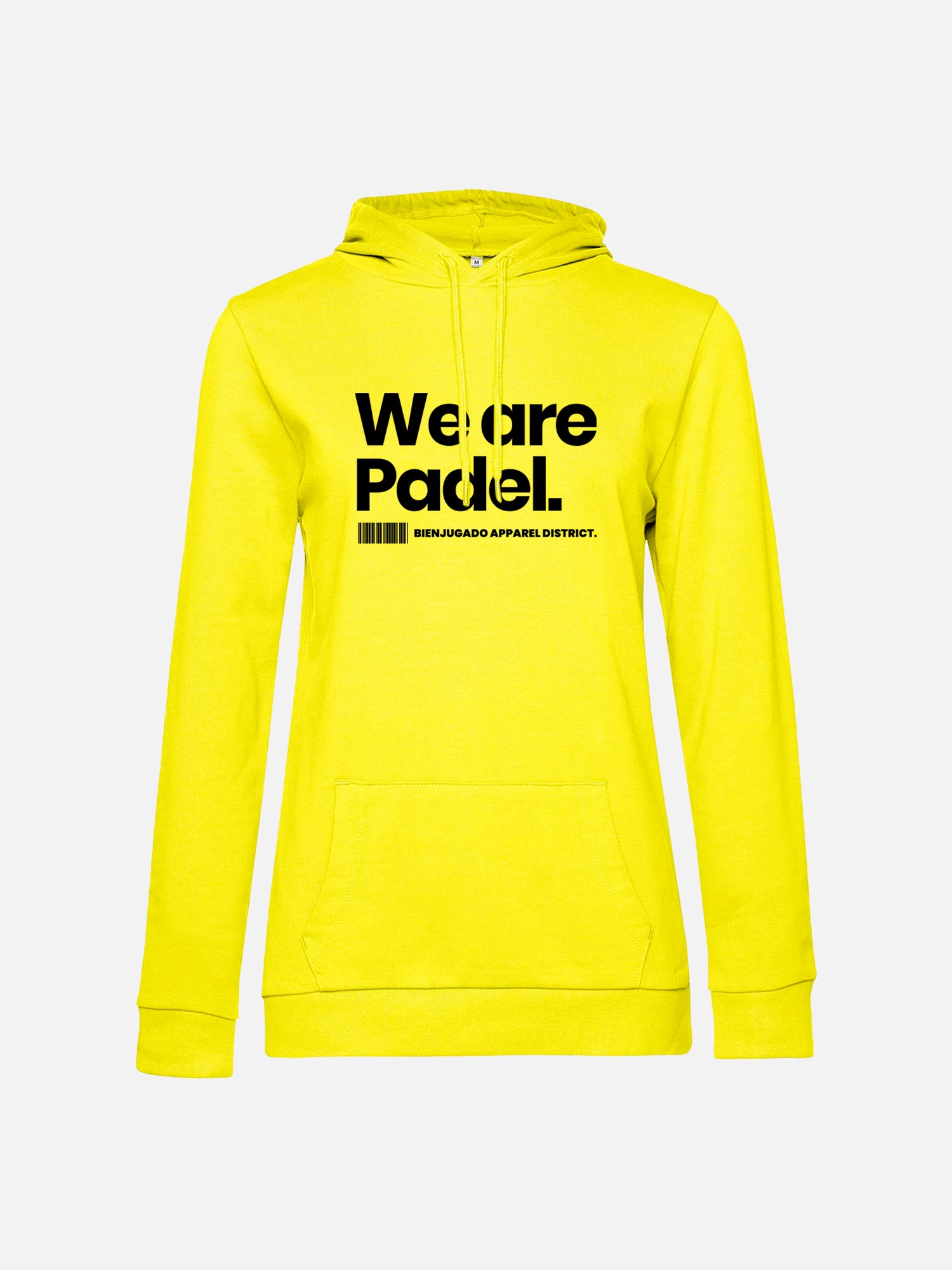 Mid Season Hoodie Women - Yellow"We are Padel"