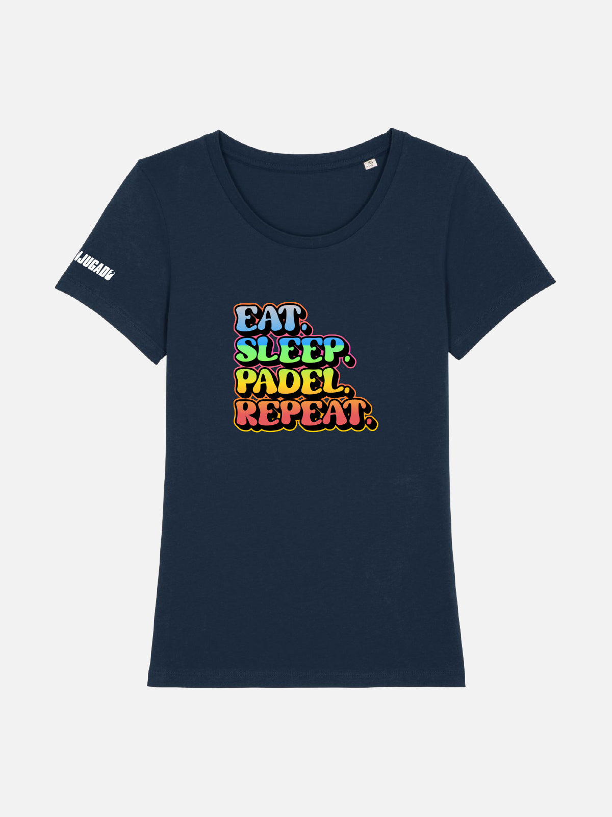 T-Shirt Fun Donna - Eat Sleep Padel Repeat