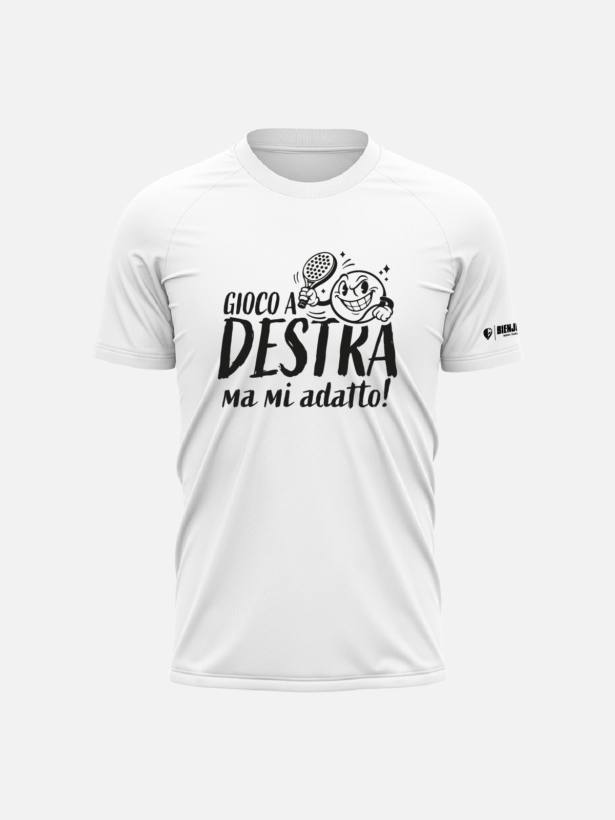 T-Shirt Fun - Gioco a destra ma mi adatto!