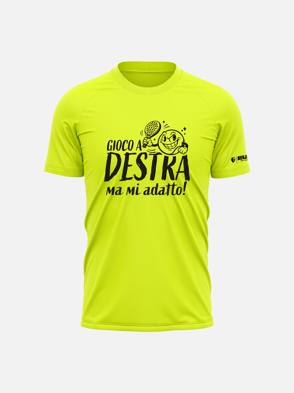 T-Shirt Fun - Gioco a destra ma mi adatto!