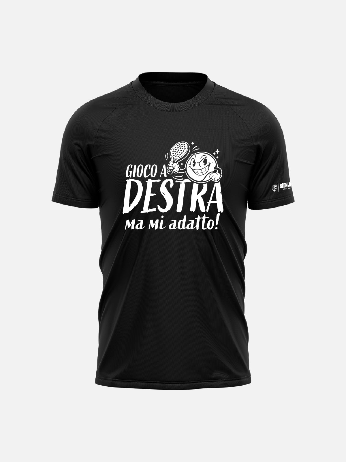 T-Shirt Fun - Gioco a destra ma mi adatto!