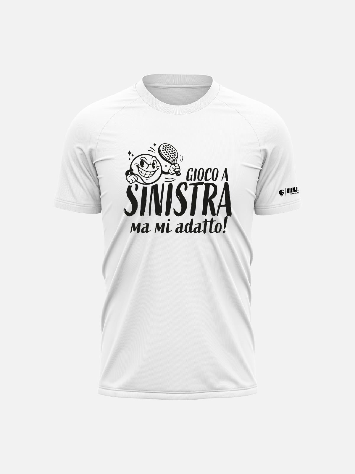 T-Shirt Fun - Gioco a sinistra ma mi adatto!