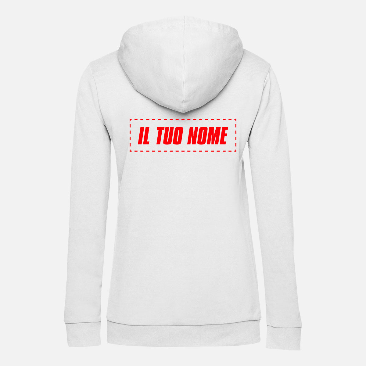 Mid Season Hooded Sweatshirt for Women - White