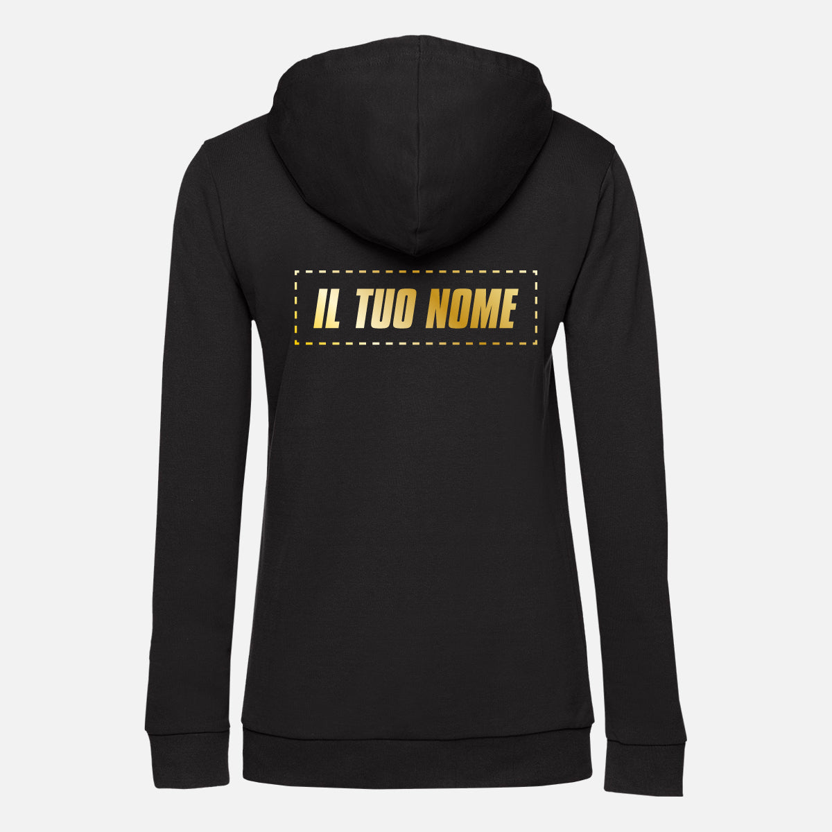 Mid Season Hooded Sweatshirt for Women - Black
