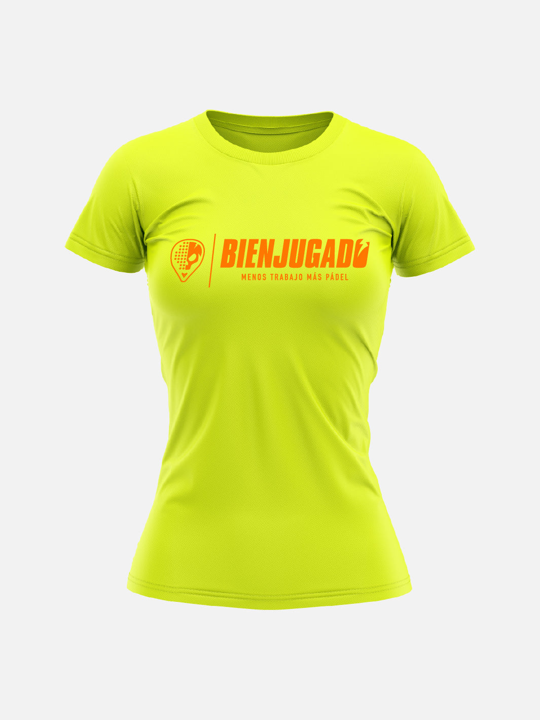 Quick Dry Woman T-Shirt - Yellow Fluo