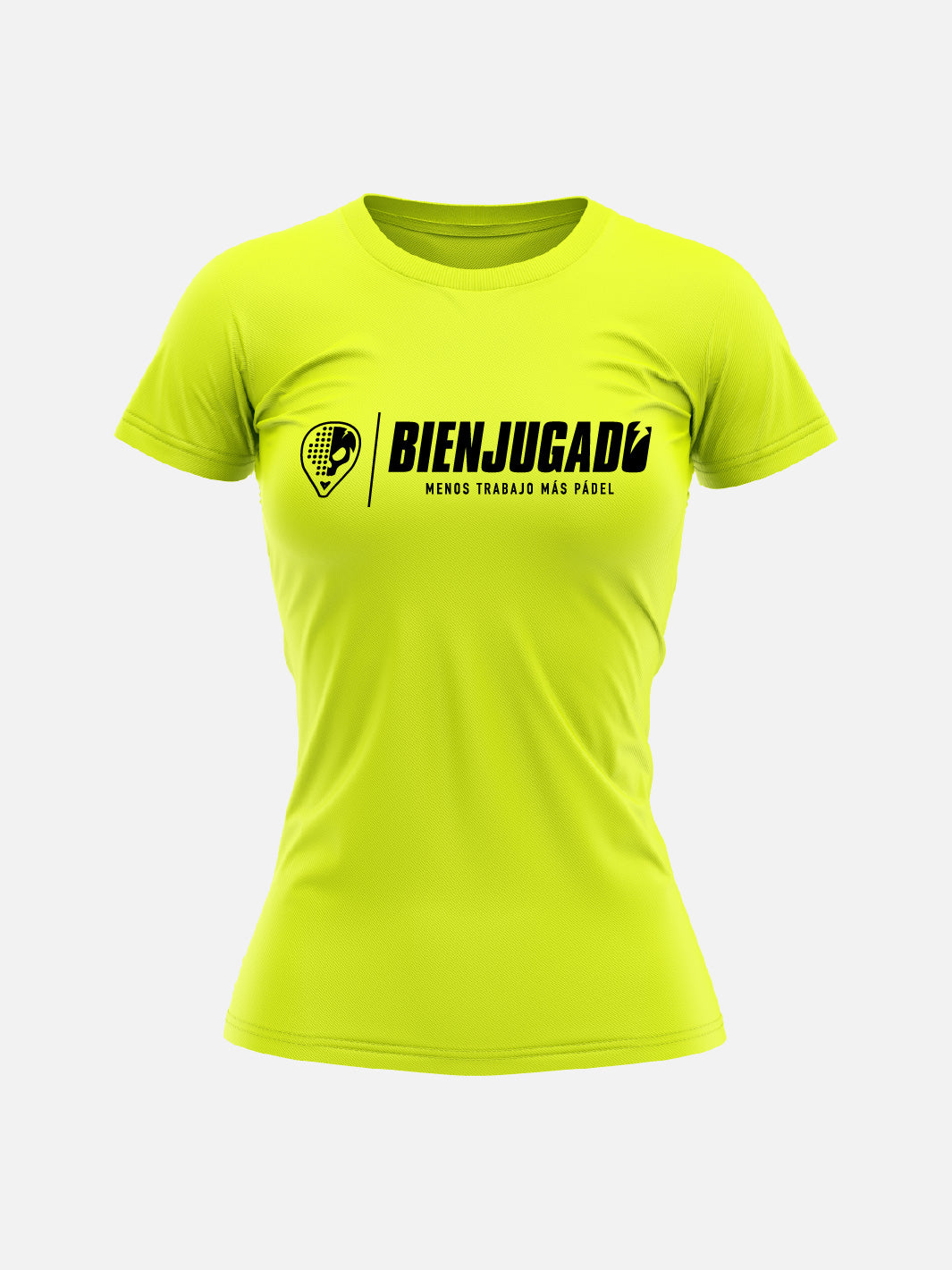 Quick Dry Woman T-Shirt - Yellow Fluo