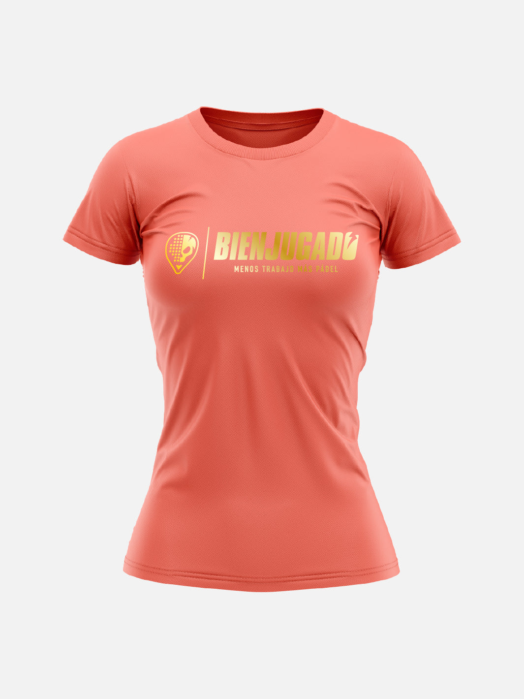 T-Shirt Donna Quick Dry - Coral Fluo