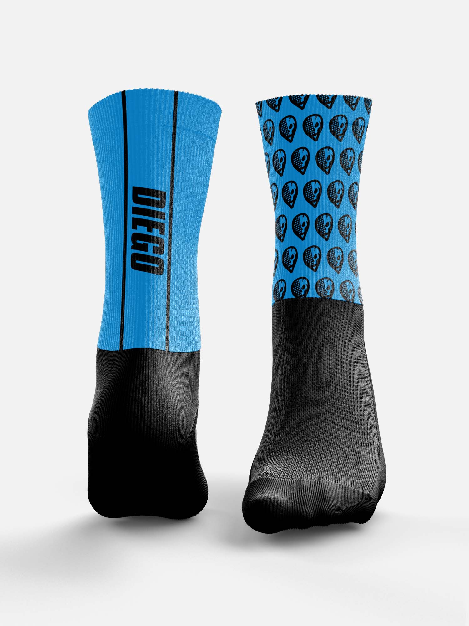 Padel Color Socks - Aqua Blue