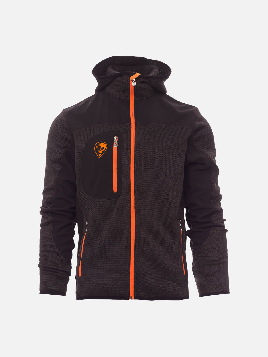 Men's Tech Jacket - Black/Orange