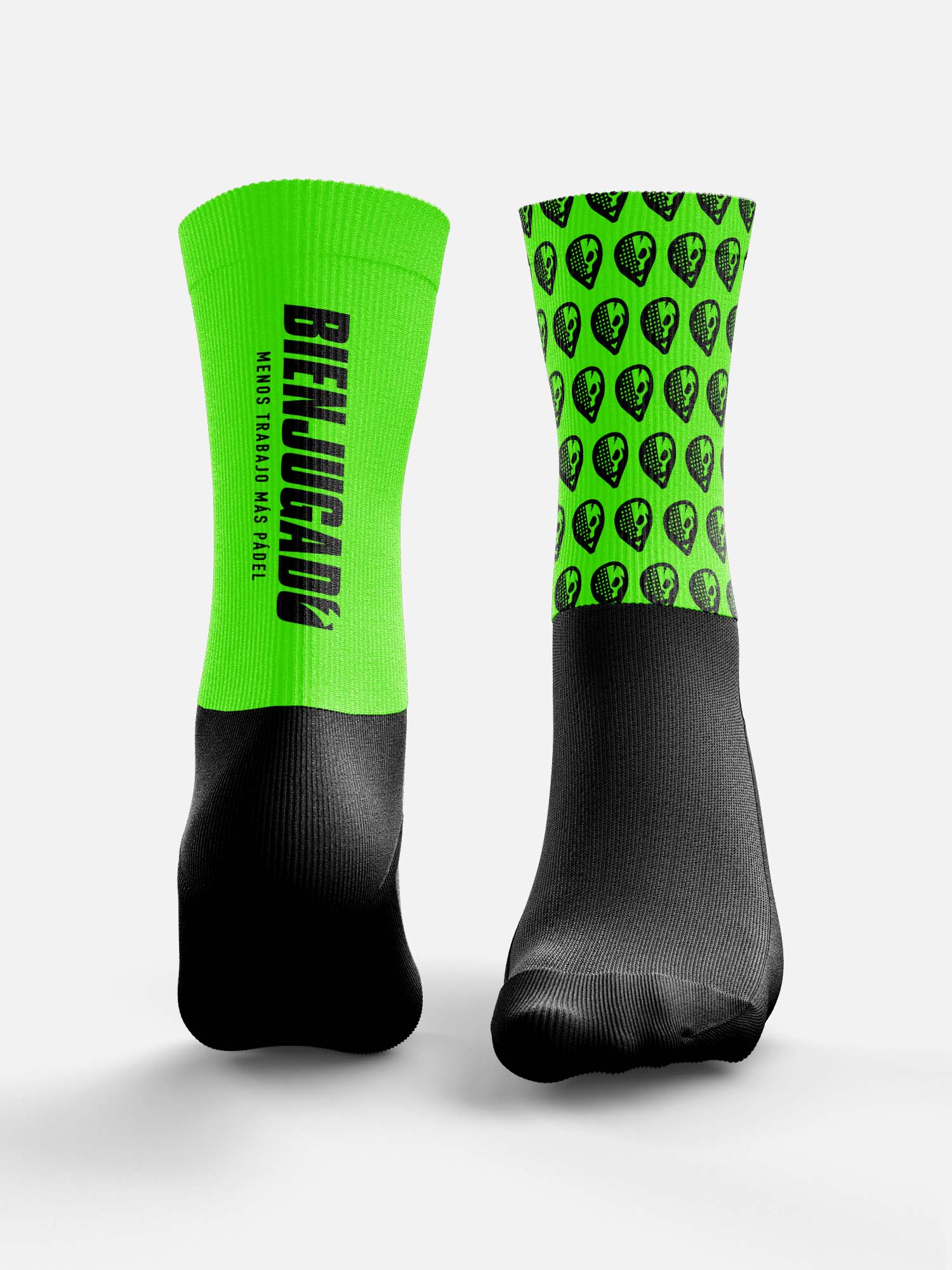 Fluo Padel Socks - Green