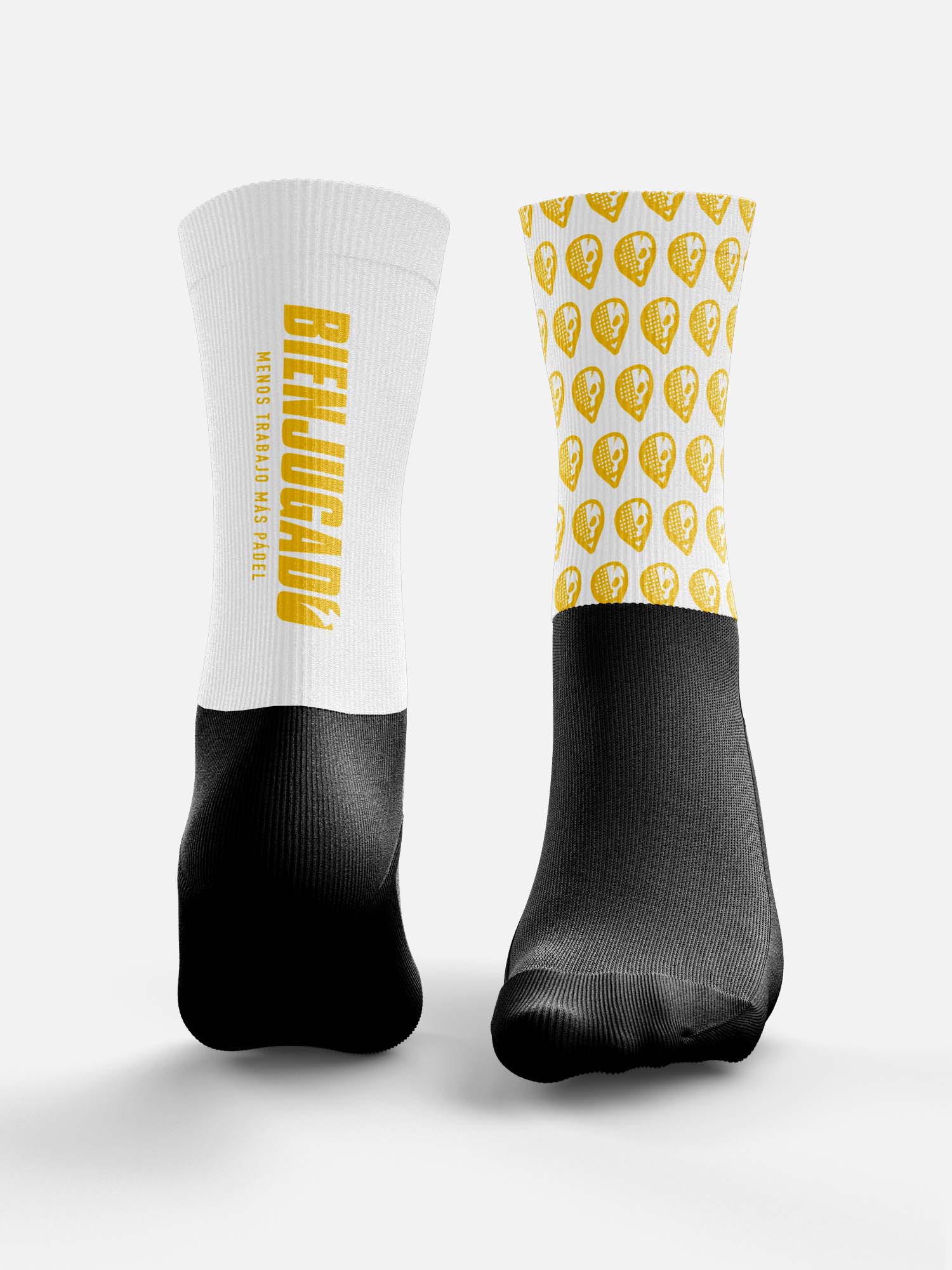 Padel Socks White - Yellow