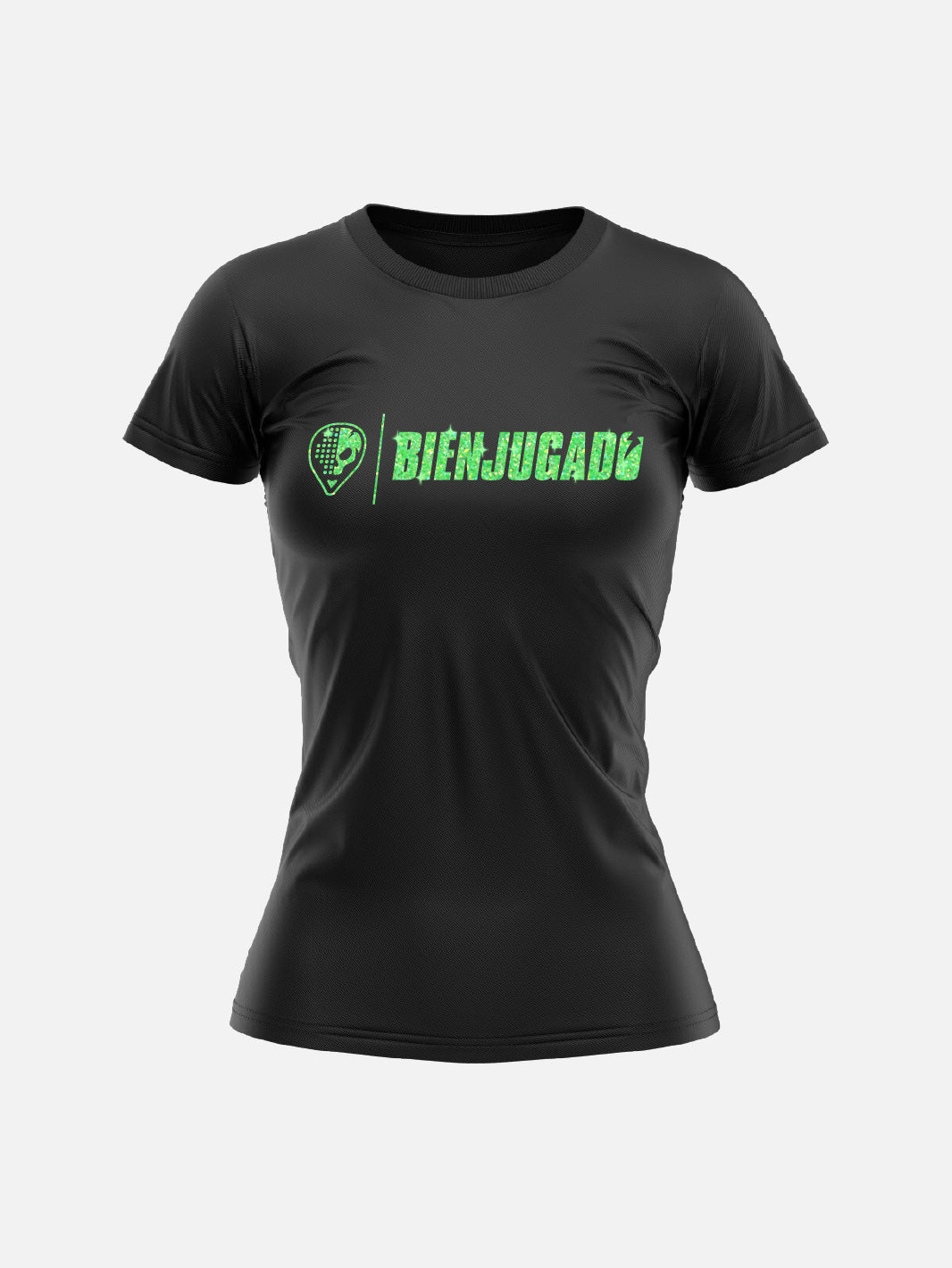 Quick Dry Women's T-Shirt - Glitter Neon Green