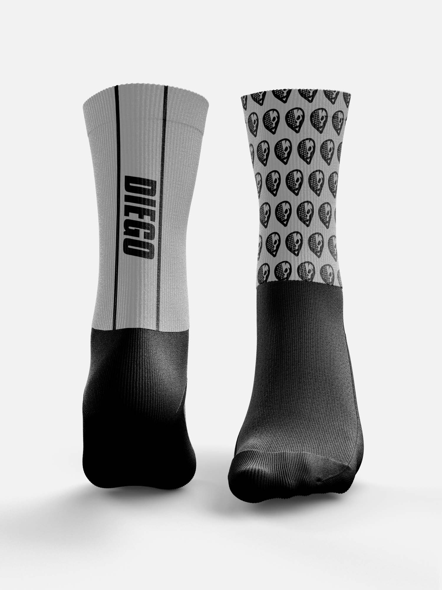 Padel Color Socks - Fine Grey