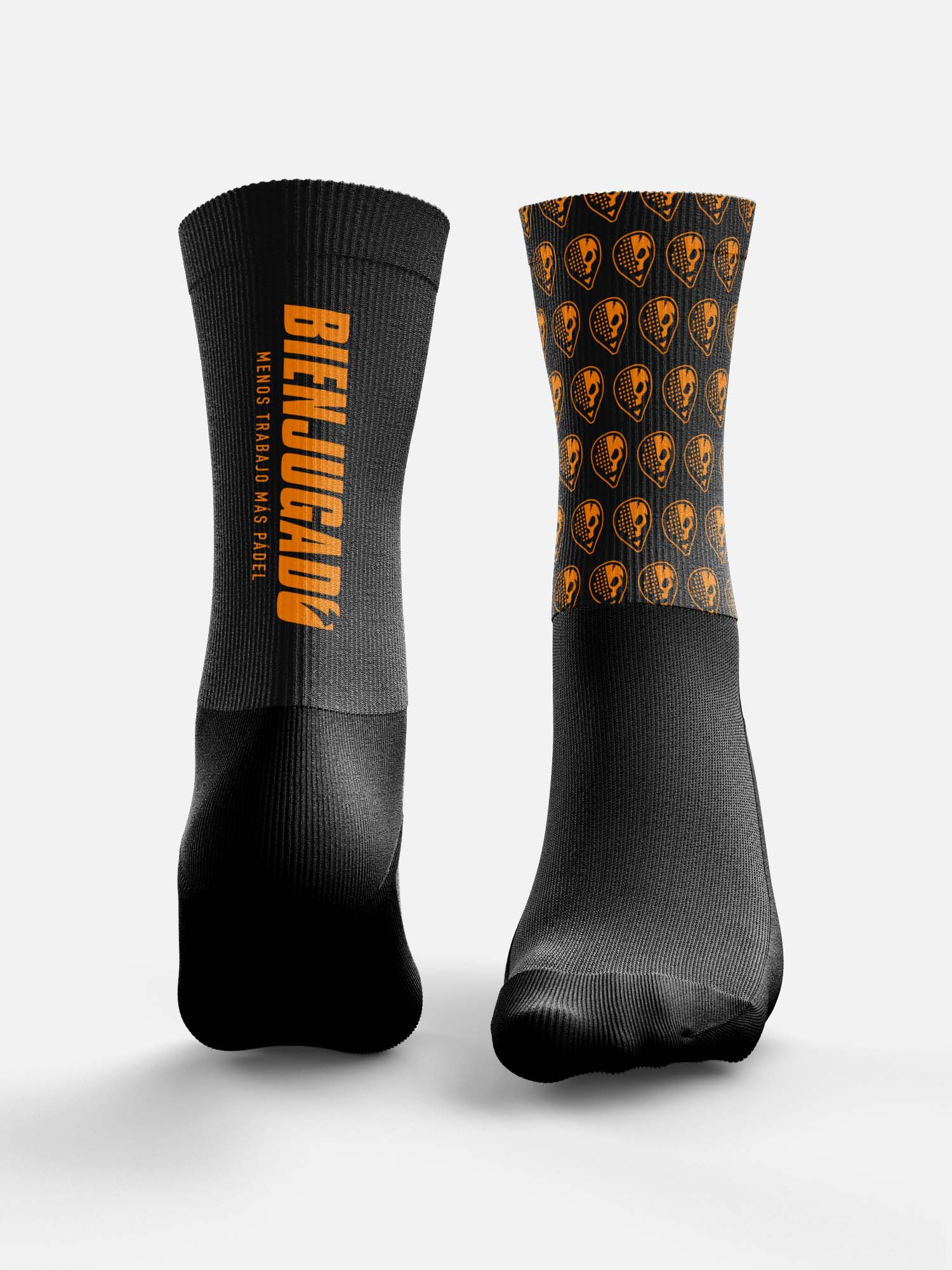 Padel Socks Black - Orange